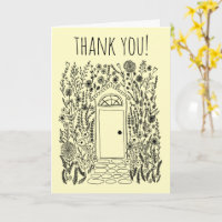 DANKE IHNEN Zuhause Sweet Zuhause Garden Door Cust