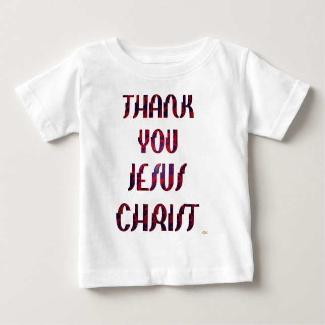 Danke JESUS Baby T-shirt (Vorderseite)