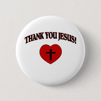 Danke Jesus (Herz) Button