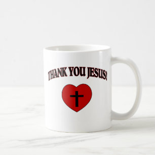 Danke Jesus (Herz) Kaffeetasse