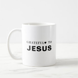 Danke Jesus Moderne Christliche Glaubensbotschaft  Kaffeetasse