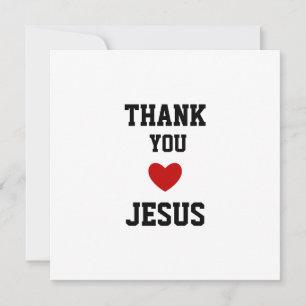 Danke, Jesus   Modernes Christliches Glaubensherz Save The Date