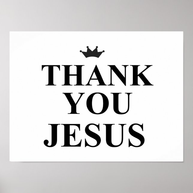 DANKE JESUS POSTER (Vorne)
