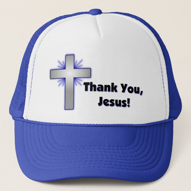 "Danke Jesus " Truckerkappe (Vorderseite)