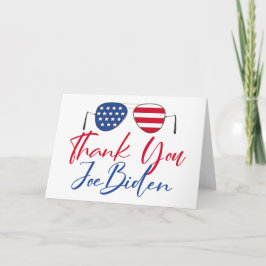 Danke Joe Biden American Flag Card Karte