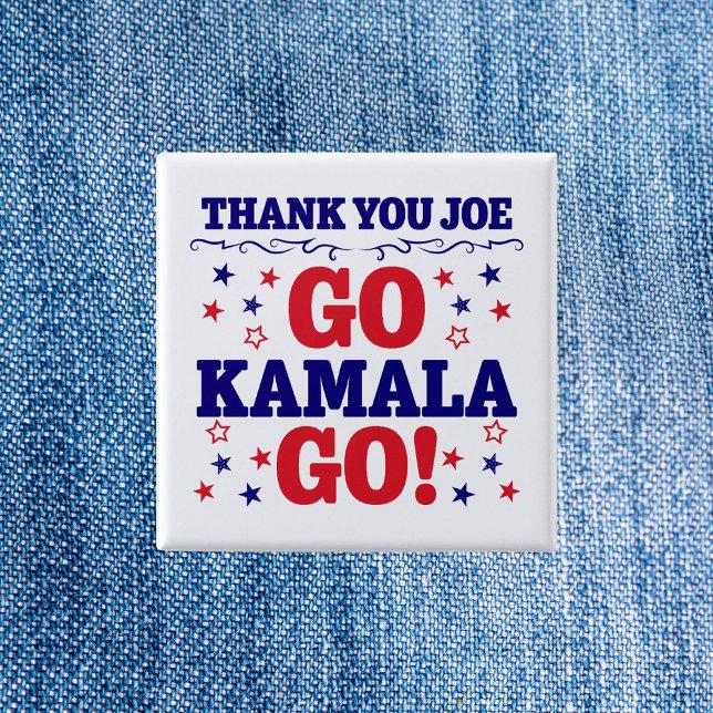 Danke Joe | Go Kamala Go! Button (Von Creator hochgeladen)