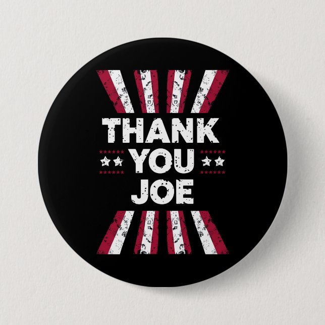 Danke Joe President Biden Button (Vorderseite)