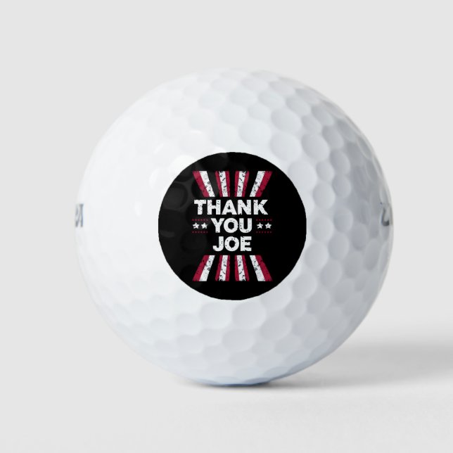 Danke Joe President Biden Golfball (Vorderseite)