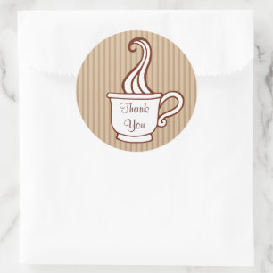 Danke Kaffee Aufkleber