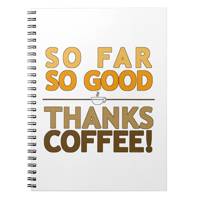 Danke, Kaffee Notizblock (Vorderseite)