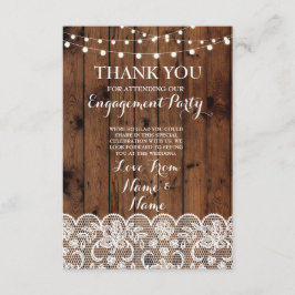 Danke kardiert Holz-Licht-rustikale Winter-Spitze