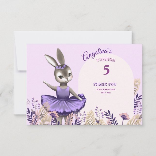 Danke Karte. (Vorderseite)