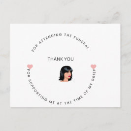 Danke Karte für die Teilnahme an der Beerdigung