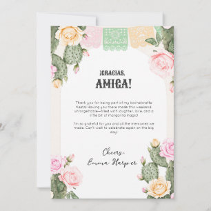 Danke-Karte für Junggesellinnen-Abschiedswochenend Dankeskarte