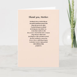Danke Karte (für Mütter)