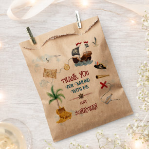 Danke Kids Pirate Party Baby Geburtstag Geschenktütchen