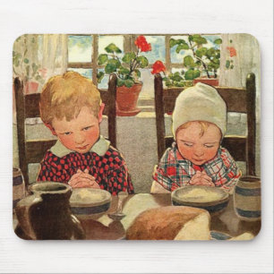 Danke Kinder von Jessie Willcox Smith Mousepad