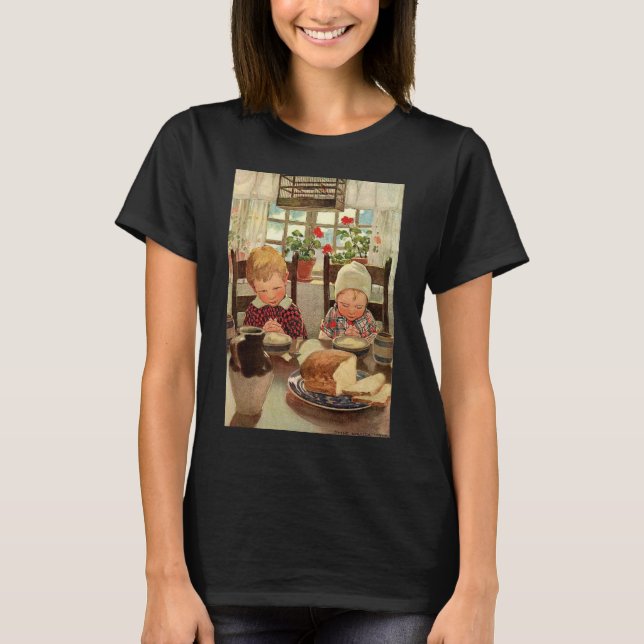 Danke Kinder von Jessie Willcox Smith T-Shirt (Vorderseite)