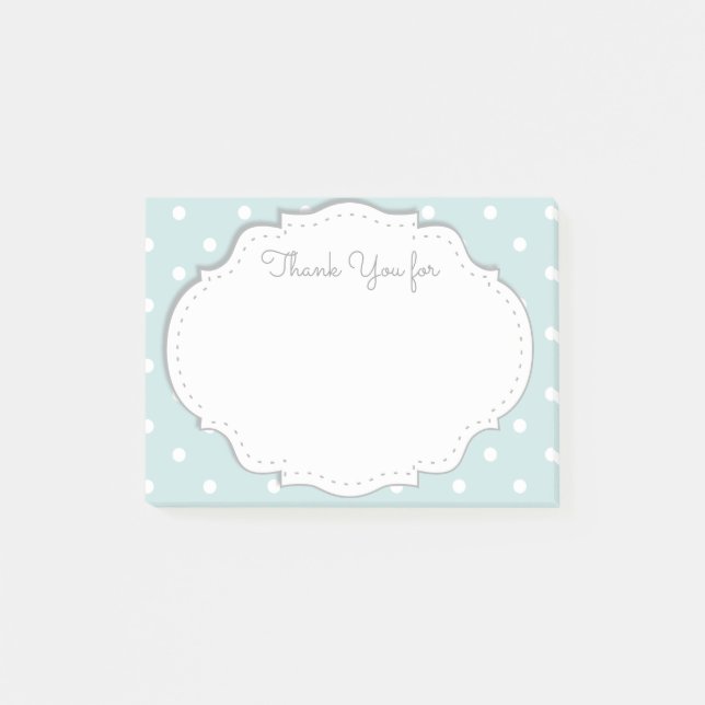 Danke klebrige Anmerkungen Post-it Klebezettel (Vorderseite)