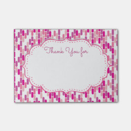 Danke klebrige Anmerkungen Post-it Klebezettel