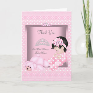 Danke kleine Prinzessin Baby Shower Mädchen Rosa