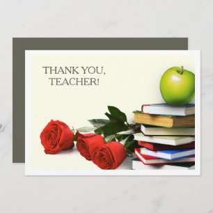 Danke, Lehrer.  Benutzerdefinierte Flachkarten Dankeskarte