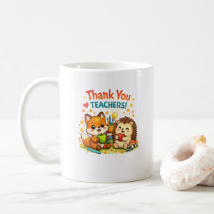 Danke Lehrer Design Süßes Dankeschön Geschenk Kaffeetasse