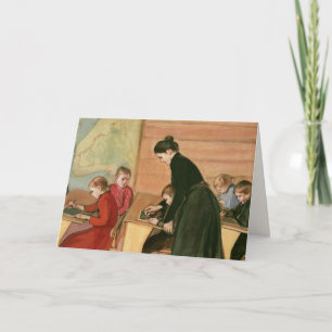Danke, Lehrer. Fine Art Card Dankeskarte