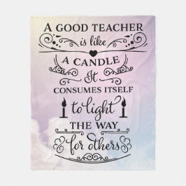 Danke, Lehrer Fleecedecke