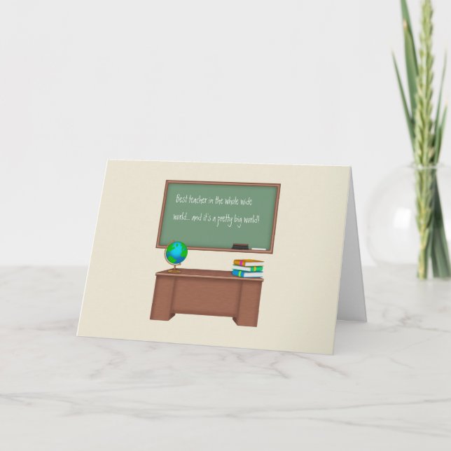 Danke Lehrer-Karten (Vorderseite)