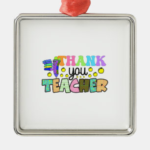 Danke, Lehrer Ornament Aus Metall