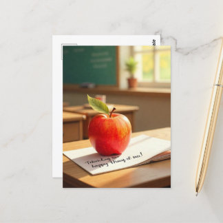 "Danke, Lehrer!" Postkarte