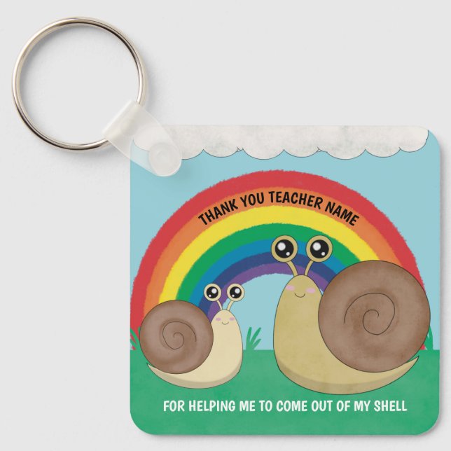 Danke, Lehrer Schlüsselanhänger (Vorderseite)