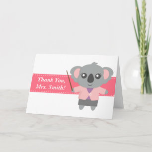 Danke Lehrer, Süßer Koala Bär, Wertschätzung