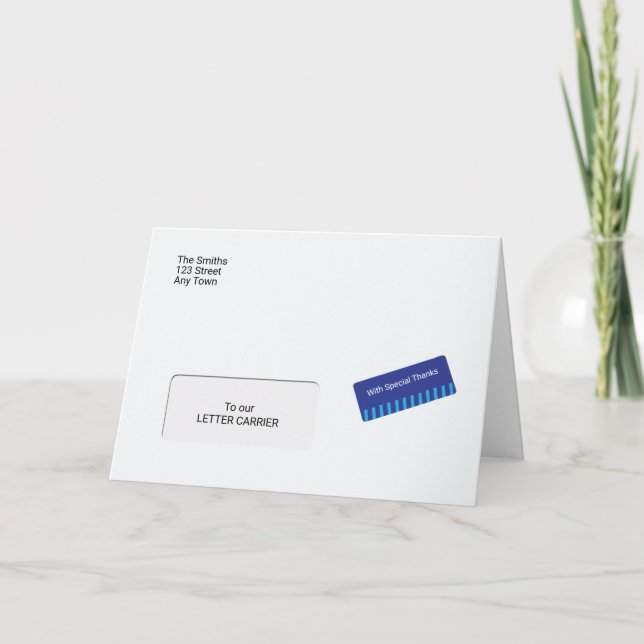 Danke Letter Carrier! (Vorderseite)