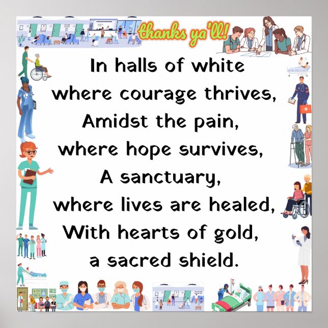 Danke, liebe Engel. Poster (Vorne)