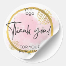 Danke Logo Rosa und Gold