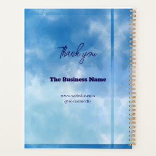 Danke & Logo & Text personalisieren Planner Planer