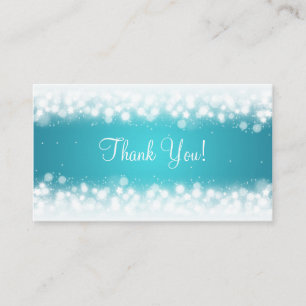 Danke, magischen Schein-Türkis einzufügen Begleitkarte