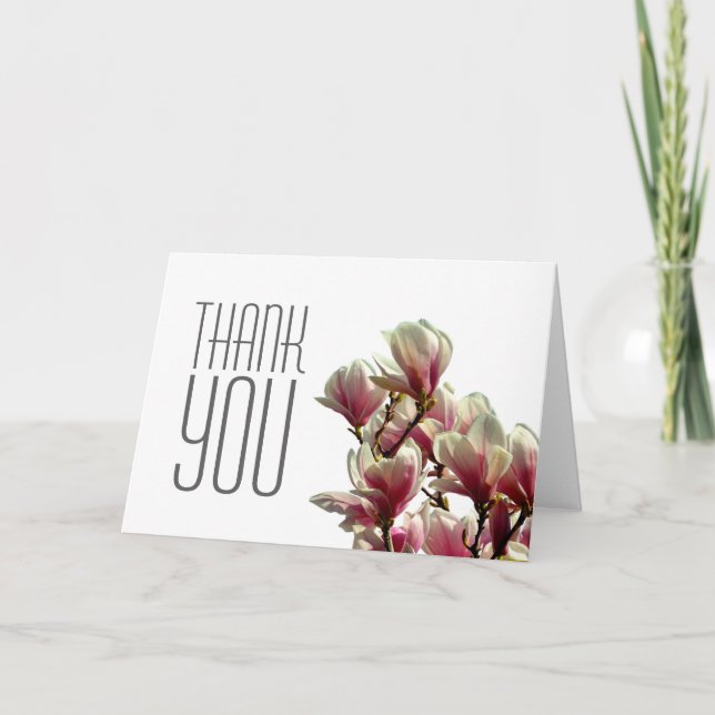 Danke Magnolia Beruflich Moderne Schlicht (Vorderseite)