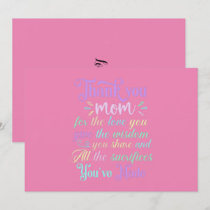 Danke Mama...