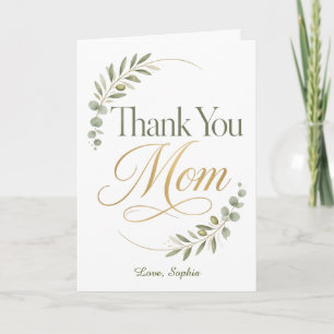 Danke Mama Botanische Wertschätzung Karte