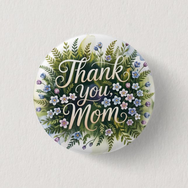 Danke, Mama Button (Vorderseite)