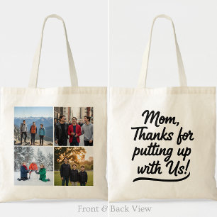 Danke Mama, dass du dich mit uns vieren abfindest  Tragetasche