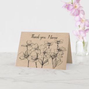 Danke Mama Frohen Muttertag Blumen Karte