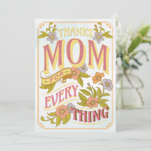 Danke Mama für alles, Mama Day Holiday Card