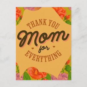 Danke Mama für alles Muttertagsgrüßen Postkarte