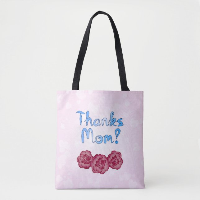 Danke Mama mit Carnation Blume für den Muttertag (Vorderseite)
