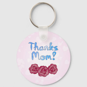 Danke Mama mit Nelken zum Muttertag Schlüsselanhänger