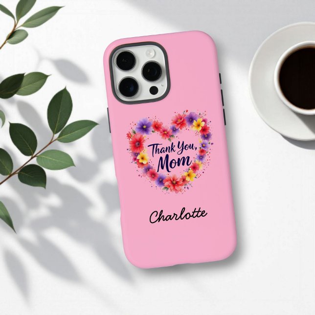 Danke Mama | Personalisierter Muttertag Case-Mate iPhone Hülle (Von Creator hochgeladen)